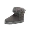 Botas de Nieve para Mujer 2026 Nuevas de Invierno Estilo Coreano Botines Cortos con Orejas de Conejo y Forro de Felpa Zapatos de Algodón para Mujer Tendencia de Moda Coreana