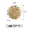 Manteles individuales tejidos de imitación de ratán, tapetes resistentes al calor, posavasos, tapetes para cuencos, tapetes decorativos para restaurante, manteles individuales de estilo occidental, tapetes de mesa de estilo japonés, diseños florales