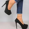 Moda de Invierno 2025 Estilo Europeo y Americano Tacón de Aguja Tacones Ultra Altos Tacones Altos Poco Profundos Venta Directa de Fábrica Comercio Exterior Transfronterizo Zapatos para Mujer
