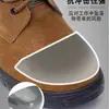 Sapatos Masculinos de Algodão para o Inverno com Forro de Lã, Espessados para Proteção contra o Frio e Aquecimento, Sapatos de Couro de Cano Alto com Solas Macias Antiderrapantes, Botas de Neve Casuais para o Pai