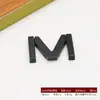 Maçaneta de Gaveta e Porta de Armário com Gráfico de Letra Preta, Maçaneta Personalizada Criativa para Porta de Armário e Guarda-Roupa, Maçaneta de Armário Cartoon em Liga de Zinco