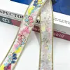 Nova cor bordado floral de renda de algodão roupas Dai estilo étnico acessórios para decote feminino 3,5CM