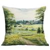 Funda de Almohada Moderna Simple de Planta Flor Transfronteriza Amazon Hogar Sala de Estar Sofá Cama Funda de Almohada de Noche Funda de Cojín