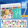 Plumón acrílico de punta suave para estudiantes 24 colores 36 impermeable que no se decolora para pintar, suministros de pintura artística gouache