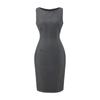 Estilo Comuter Sexy de Garota Popular Gola Redonda Sem Mangas Conjunto Saia Colete Saia Cintura Emagrecedora Quadril Abraçando Saia Midi Vestido