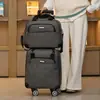 Bolsa de Viaje con Carrito de Ruedas Universal, Gran Capacidad, Impermeable, Bolsa Ligera de Mano para Viajar, Bolsa Casual Linda para Viajes de Negocios