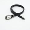 Cinturón Retro Nicho para Mujer Nuevo Cinturón Casual Versátil Simple con Jeans Estilo Ins Negro en Stock