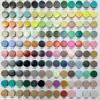 Botões de Pressão Metálicos Coloridos, Pintados por Spray, Botões Planos Dupla Face para Jaquetas de Pluma, Botões Universais