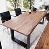 Mesa de computador de madeira maciça, mesa de escrita e estudo para casa, bancada para duas pessoas, mesa de escritório moderna minimalista para quarto