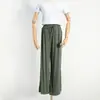 Venda direta da fábrica versão coreana de calça casual solta plus size de modal calça saia cintura fina calças de perna larga femininas