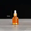 Botellas de Aceite Esencial Base Dorada al por Mayor en Stock con Spray de Presión, Botellas para Cuidado de la Piel con Gotero de Punta de Goma, Botellas Vacías para Dispensar Líquidos