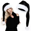 Gorro de Navidad extralargo, gorro de Santa multicolor rojo, decoración festiva para fiestas, producto de venta caliente transfronteriza del fabricante