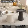 Mesa de Centro para Sala de Estar, Nuevo Modelo 2026, Apartamento Pequeño, Simple, Lujo Ligero, Sensación de Alta Gama, Redonda, Moderna, Mesa Auxiliar Minimalista, Mesa Pequeña