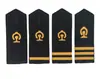 Suministro Directo de Fábrica de Insignias de Hombro Ferroviarias con Una Barra, Dos Barras o Tres Barras, Parches Tejidos para Uniformes, Insignias de Hombro de Tela Dura, Parches de Hombro Suaves y Hechos a Medida Según Su Diseño