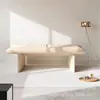Banco largo de diseño moderno y sencillo para entrada, banco para cambiarse los zapatos, banco sofá para sala de estar del hogar, banco al pie de la cama en el dormitorio