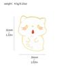 Broche de serie de gatos de dibujos animados lindos personalidad divertido Halloween creativo fantasma calabaza gatito accesorios para bolso