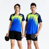 Ropa deportiva de bádminton de verano para niños y niñas, traje de manga corta de secado rápido con estampado, ropa de tenis de mesa y tenis