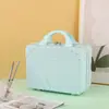 Mini maleta de 13 pulgadas, estuche de maquillaje, caja de almacenamiento de oso de dibujos animados, maleta de viaje pequeña y ligera