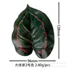 Hojas Verdes Artificiales de Potos, Hojas de Alocasia Perennes, Planta en Maceta Manojo Pequeño Accesorios DIY Decoración del Hogar Hojas Falsas