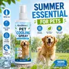 Kineshinex Spray Refrescante para Mascotas 100ml Perro y Gato Verano Exterior Refrescante Cuidado Spray Portátil