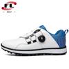 Novos Sapatos de Golfe Masculinos para Unhas Quebradas Antiderrapantes Resistentes ao Desgaste Sapatos Esportivos Externos Respiráveis Sapatos com Fivela Rotativa
