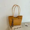 Bolsa Tote Estilo Coreano Nova Verão 2026 Transfronteiriça Bolsa de Ombro Feminina para o Trabalho Bolsa de Mão de Nicho Grande Capacidade