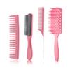 LUOTTS Amazon Cross-border Cabelo Pente Curvo Set Ponta Cauda Pente Largo Dente Costas Cabelo Estilo Chop Comb