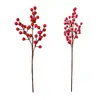 Flores de Año Nuevo Fruta Roja de la Fortuna Flores Artificiales Arreglo Floral de Acebo Cubo de Bendición Navideña Decoraciones Sala de Estar Inauguración de Casa Frutas Rojas