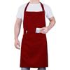 Amazon poliéster halter avental impermeável logotipo personalizado moderno minimalista restaurante roupas de trabalho avental de cozinha casa