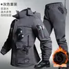 Jaqueta de Montanhismo Quente com Forro de Lã Repelente à Água Outono/Inverno Mais Vendida Internacionalmente para Ciclismo, Delivery, Pesca Selvagem, Proteção do Trabalho