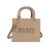 Bolsa Quadrada Pequena Casual da Moda de Mão 2025 Nova Bolsa de Ombro Casual de Alta Qualidade com Letras Bolsa Transversal Versátil da Moda