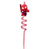 Série Homem-Aranha Desenho Animado Canudos Espirais Acessórios de Canudos Macios de PVC Festa Criativa Canudos Reutilizáveis