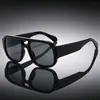 Óculos de Sol Quadrados de Viga Dupla Estilo Novo Transfronteiriços para Homens e Mulheres, Óculos de Sol Modernos e Versáteis, Anti-UV, Tendência Europeia e Americana 89268