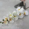 Orquídea Borboleta de 9 Flores Impressa em 3D, Haste Única Artificial, Decoração de Casamento, Sala de Estar Doméstica, Decoração de Mesa de Jantar, Flor de Seda para Exportação