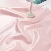Tecido de Seda Linho Cetim com Brilho Verde Gema Cor Sólida Tecido para Vestido Estilo Chinês com Brilho Perolado