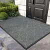Tapetes para Piso con Patrón de Neumático al por Mayor Transfronterizos, Alfombras para Puerta de Entrada Residencial y Comercial, Tapetes de PVC Absorbentes de Suciedad Antideslizantes, Felpudos