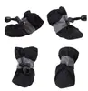 Botas de lluvia de suela blanda para perro mascota cubierta para patas de perro zapatos impermeables para mascotas Botas de lluvia de suela blanda para oso Teddy Bomei VIP botas