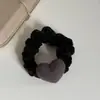 Faixa de Cabelo de Lã Coração Grande Headband Retrô Coreana Elástico de Rabo de Cavalo de Alta Qualidade Corda de Cabelo Acessórios de Cabelo Headwear Feminino
