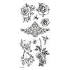 Amazon Hot Serie TL Pegatinas de Tatuaje Impermeables Letras Inglesas Pegatinas para la Cintura Pegatinas de Tatuaje Sexy Punto