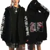 Sudadera con capucha y cremallera para hombre Modelo Nuevo 2025 Anime Jujutsu Kaisen Gojo Satoru