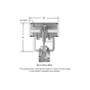 Válvula de Agulha Pneumática Parker para Autoclave - Normalmente Fechada - Série 15SM 15SM9-C1S