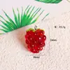Llavero Colgante Colgante de Verduras y Frutas Artificiales de Resina Hecho a Mano Joyería Divertida de Comida Pendientes Colgante Pequeño
