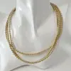 Yongge Jewelry Anillo Ancho Liso Personalizado Transfronterizo Europeo y Americano con un Diseño de Estilo Punk Geométrico y Gargantilla Exagerada