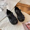Sapatos femininos de couro prateado estilo coreano, novos sapatos de primavera e outono 2026 para crianças, sapatos de princesa para combinar com saias, sapatilhas de sola macia