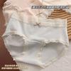 Roupa Íntima de Algodão Puro Feminina Laço Floral Algodão Puro Roupa Íntima Feminina Meninas Estudante Algodão Puro Calcinhas