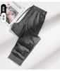 Verão Novo Estilo Seda Gelada Casual Solto Cintura Alta Amarração na Perna Unissex Reta Outdoor Amigo da Pele Respirável Casual Esportes