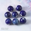 Estilo Retrô Cerâmica Contas Soltas 18mm Furo Grande Redondo Contas de Jingdezhen Material DIY Acessórios para Colar Joias com Contas