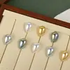Venta Caliente Transfronteriza Imitación Perla Mabe Aurora Forma de Gota de Agua Perla de Vidrio Espejo Alto Brillo Colgante Broche Accesorio