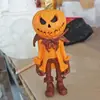 Producto nuevo transfronterizo Figura del Hombre Calabaza Halloween hombre calabaza estatua pequeña adorno de artesanía de resina