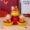 Buena Suerte Dios de la Riqueza Adelante Riqueza Adornos Creativos Lindos Dios de la Riqueza Decoración de Escritorio de Oficina Muñeca de Caja Sorpresa Regalo Festivo